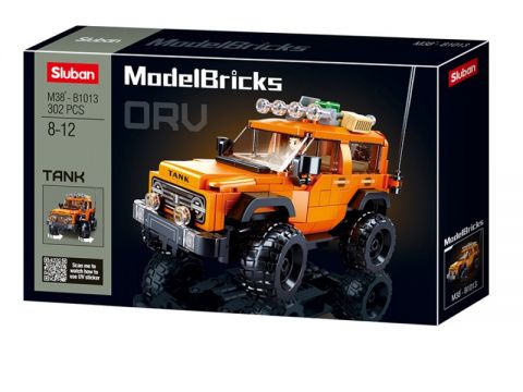 Sluban Model Bricks American Suv Bronx 302τμχ M38-B1013