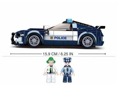SlubanTown Police Car Village 284τμχ M38-B1063
