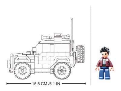 Sluban Model Bricks American Suv Bronx 302τμχ M38-B1013