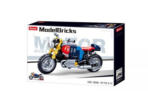 Sluban ModelBricks Cafe Racer Motor 197τμχ M38-B0958