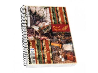 Τετράδιο Skag Σπιράλ VINTAGE Α4 3Θεμάτων Διάφορα σχέδια ΝΟ7323