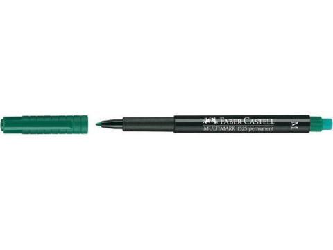 Faber Castell Μαρκαδόρος Ανεξίτηλος 1525 Multimark 1,0mm Πράσινο
