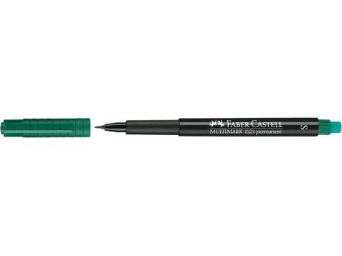 Faber Castell Μαρκαδόρος Ανεξίτηλος 1523 Multimark 0,4mm Πράσινο
