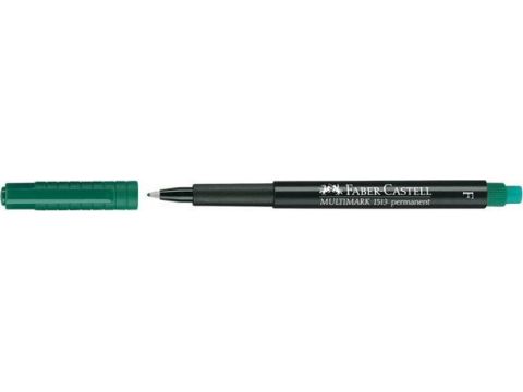 Faber Castell Μαρκαδόρος Ανεξίτηλος 1513 Multimark 0.6mm Πράσινο