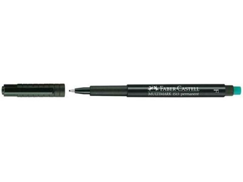 Faber Castell Μαρκαδόρος Ανεξίτηλος 1513 Multimark 0.6mm Μαύρο