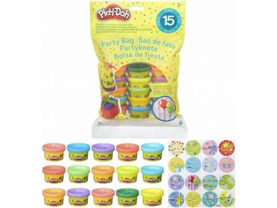Hasbro Play-Doh Party Bag Βαζάκια Πλαστελίνης 2+ Ετών Σετ 10τμχ 420gr 18367