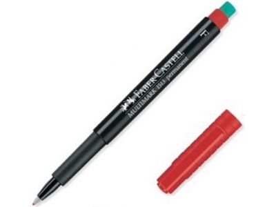 Faber Castell Μαρκαδόρος Ανεξίτηλος 1513 Multimark 0.6mm Κόκκινο