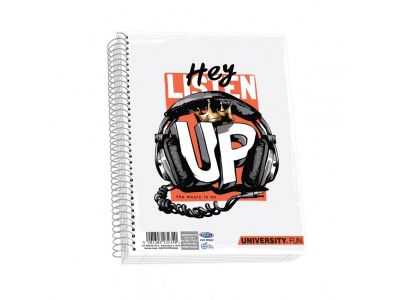 Τετράδιο Skag Σπιράλ UNIVERSITY FUN 17X25 2Θεμάτων Διάφορα σχέδια Ν.2502