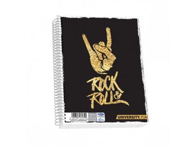 Τετράδιο Skag Σπιράλ UNIVERSITY FUN 17X25 5Θεμάτων Διάφορα σχέδια  Ν.2505