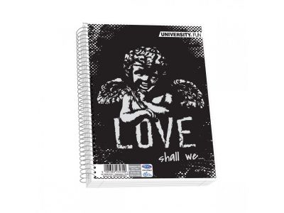 Τετράδιο Skag Σπιράλ UNIVERSITY FUN 17X25 2Θεμάτων Διάφορα σχέδια Ν.2502