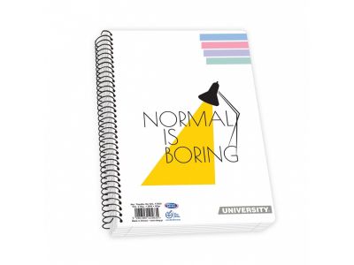 Τετράδιο Skag Σπιράλ SUPER UNIVERSITY PP 17Χ25 ΔΙΑΦ.ΕΞΩΦ.1Θέματος Διάφορα σχέδια  Ν.121