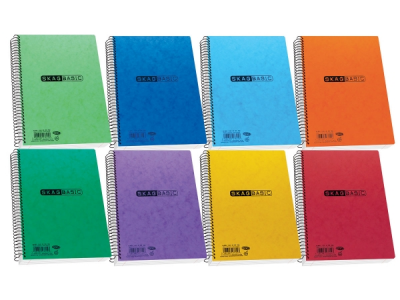 Τετράδιο Skag Σπιράλ   BASIC A4 2Θεμάτων Διάφορα σχέδια 80GR ΝΟ8012