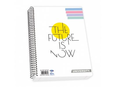 Τετράδιο Skag Σπιράλ SUPER UNIVERSITY PP 17Χ25 ΔΙΑΦ.ΕΞΩΦ.1Θέματος Διάφορα σχέδια  Ν.121