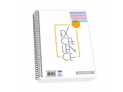 Τετράδιο Skag Σπιράλ SUPER UNIVERSITY PP 17Χ25 ΔΙΑΦ.ΕΞΩΦ.1Θέματος Διάφορα σχέδια  Ν.121