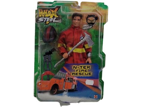  Mattel Max Steel - N-Tek fire Rescue Model 2002 56669