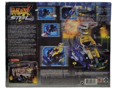 Mattel Max Steel Skyfire Go Kart 2 in 1 Model 2001 53361