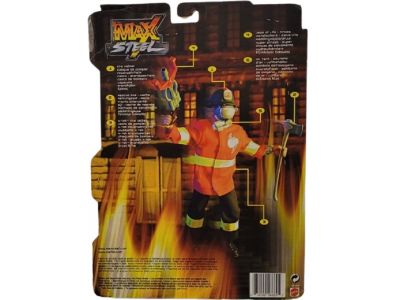  Mattel Max Steel - N-Tek fire Rescue Model 2002 56669