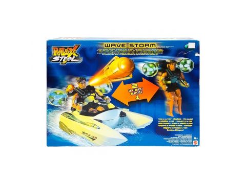 Mattel Max Steel Wave Storm Model 2001 53362