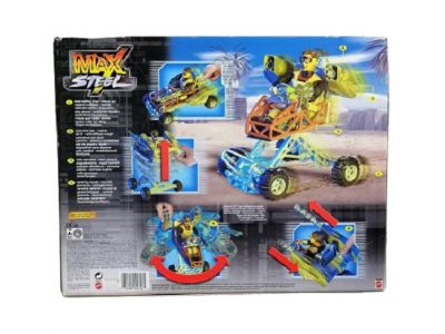 Mattel Max Steel Sahara Moto-Cannon Model 2002 55358