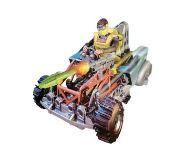 Mattel Max Steel Sahara Moto-Cannon Model 2002 55358