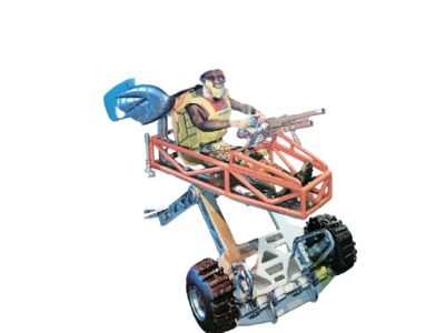 Mattel Max Steel Sahara Moto-Cannon Model 2002 55358