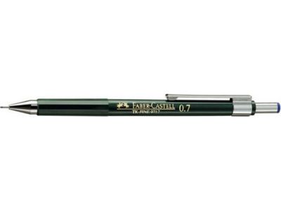 Μολύβι Μηχανικό Faber Castell TK-Fine 0.7mm με Γόμα Πράσινο 9717