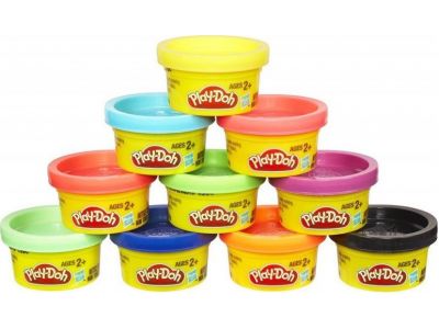 Hasbro Play-Doh 10 Βαζάκια Πλαστελίνης για 2+ Ετών 22037
