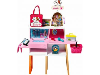 Mattel Barbie Μαγαζί για Κατοικίδια για 3+ Ετών GRG90