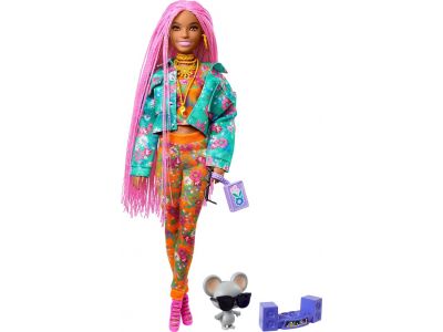 Mattel Κούκλα Barbie Extra Pink Braids για 3+ Ετών GRN27/GXF09