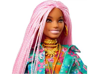 Mattel Κούκλα Barbie Extra Pink Braids για 3+ Ετών GRN27/GXF09