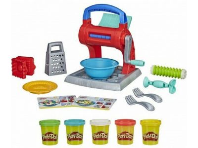 Hasbro Play-Doh Πλαστελίνη - Παιχνίδι Kitchen Creations Noodle Party για 3+ Ετών, 5τμχ E7776
