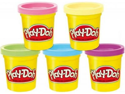 Hasbro Play-Doh Πλαστελίνη - Παιχνίδι Sweet Shoppe Cookie για 3+ Ετών, 5τμχ B0307