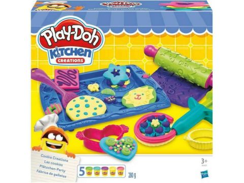 Hasbro Play-Doh Πλαστελίνη - Παιχνίδι Sweet Shoppe Cookie για 3+ Ετών, 5τμχ B0307