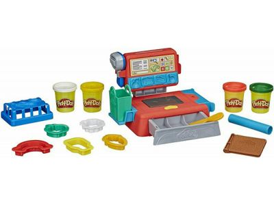 Hasbro Play-Doh Πλαστελίνη - Παιχνίδι Ταμειακή Μηχανή για 3+ Ετών, 4τμχ E6890