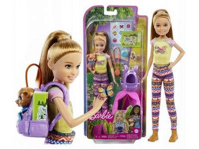 Mattel Κούκλα Barbie Stacie Camping για 3+ Ετών HDF69/HDF70