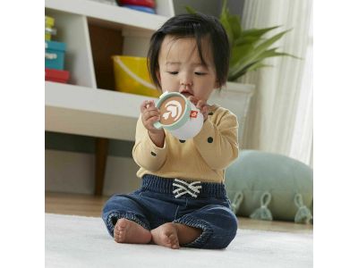 Fisher Price Μασητική Κουδουνίστρα Οδοντοφυΐας "Coffee Cup" από Πλαστικό για 3 m+ HGB86