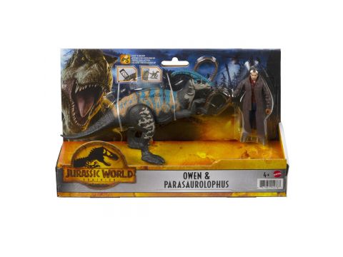 Mattel Jurassic World Νέοι Δεινόσαυροι με κινούμενα μέλη, λειτουργία επίθεσης & ήχους Ankylosayrus GWM29