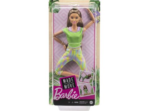 Mattel Κούκλα Barbie Made to Move για 3+ Ετών GXF05