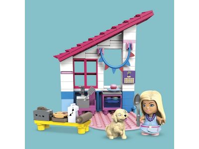 Mattel Mega Bloks Τουβλάκια Barbie Σπίτι Malibu 303τμχ GWR34