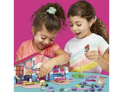 Mattel Mega Bloks Τουβλάκια Barbie Σπίτι Malibu 303τμχ GWR34
