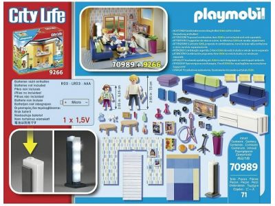 Playmobil City Life Family Room 70989