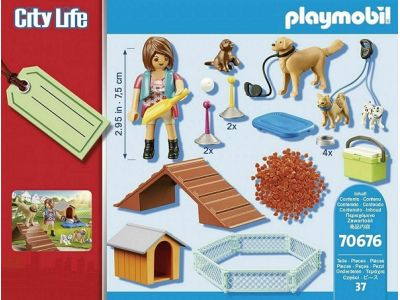 Playmobil City Life Εκπαιδεύτρια Σκύλων 70676