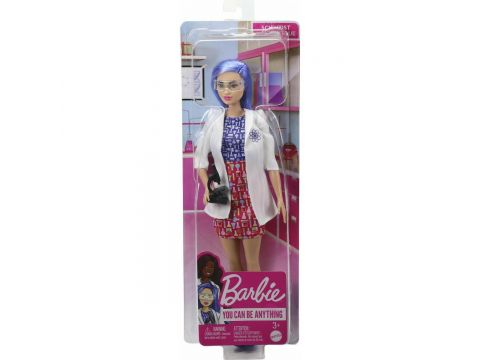 Mattel Κούκλα Barbie Επιστήμονας DVF50