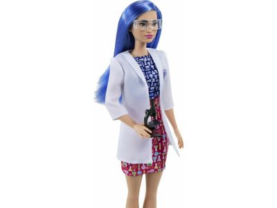 Mattel Κούκλα Barbie Επιστήμονας DVF50