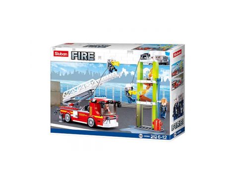 Sluban Τουβλάκια 343τμχ Fire Ladder Practice M38-B0966