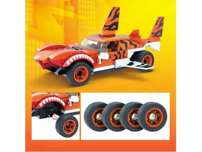  Mattel Mega Bloks Τουβλάκια Hot Wheels: Monster Trucks Tiger Shark 187τμχ GVM26