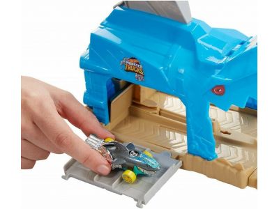 Mattel Πίστα Hot Wheels Monster Truck Launcher Team Shark GKY01/GKY03