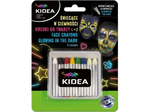 Kidea Χρώματα Προσώπου 8 COLORS 2,5gr, KDT8SKA