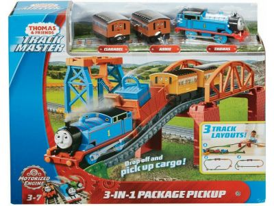 Fisher Price Thomas & Friends 3 in 1 Packpage Pickup Σετ με Τρενάκι HGX64