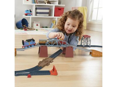 Fisher Price Thomas & Friends 3 in 1 Packpage Pickup Σετ με Τρενάκι HGX64
